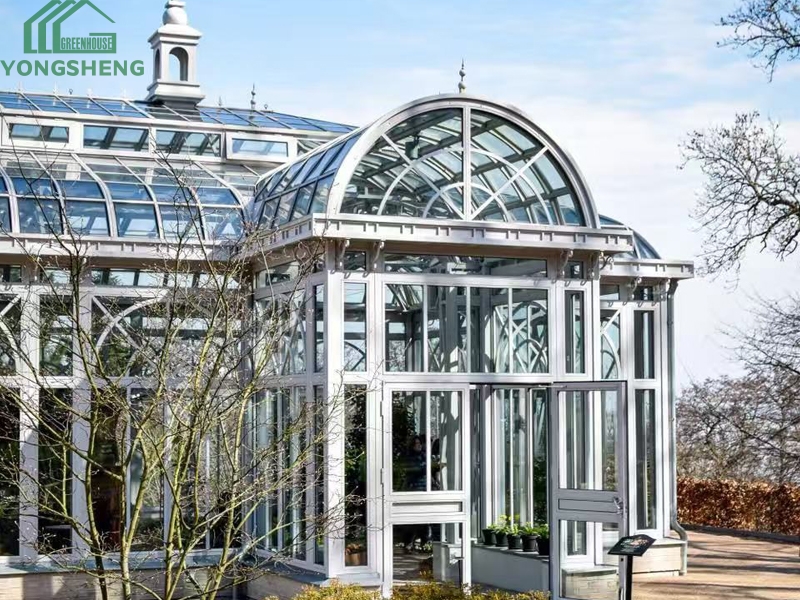Large Victorian Glass Greenhouse Wedding